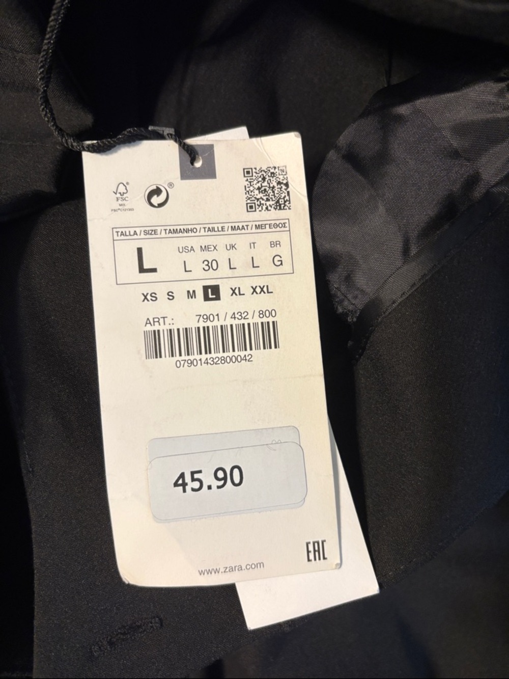 Zara black Pants - Picture 2 of 3